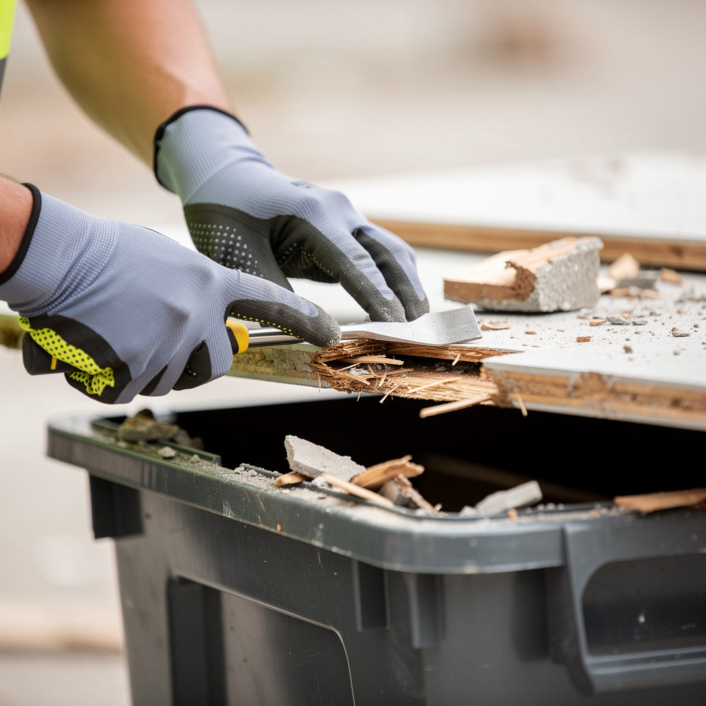 805 Junk Removal & Recycling expert team safely executing a demolition project in Santa Barbara County